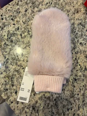 Urban Outfitters Fur Mittens Gloves Sherpa Faux Lining thumbnail 2