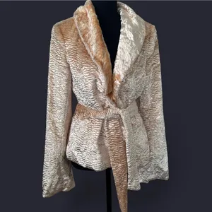 Cache cream jacket with tie belt size 6 thumbnail 2