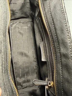 Michael Kors Black Saffiano Leather Satchel with Gold Hardware thumbnail 9