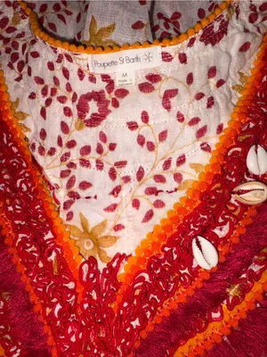 Poupette St Barth Crochet Embellished Tank Size Medium thumbnail 6