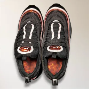 Nike‎ Air Max 97 Black Pink Rose Gold Sneakers Air Cushion Womens 7 CU4751-001 thumbnail 11