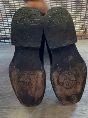 Alfa Western Wear Black Leather Western Cowboy Boots with Gold Stamped Shaft thumbnail 7