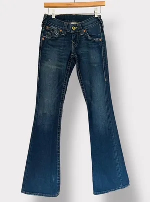 Y2K Style True Religion Bootcut low rise jeans size 25 thumbnail 1