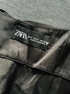 ZARA Dress Color Black thumbnail 6