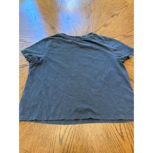 Flag & Anthem Graphic T-Shirt Womens Large Gray Camping Moon Celestial Crop Tee thumbnail 6