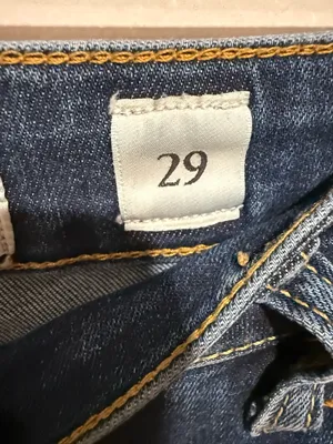 Women's Straight Leg Jeans in Dark Blue thumbnail 3