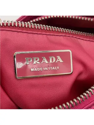 Prada Fuchsia Mini Nylon Logo Tote bag thumbnail 11