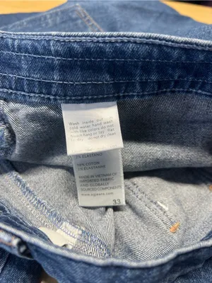 AG Saige Wide Leg Crop Watermist Paneled Jeans Size 33 thumbnail 8
