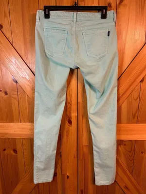 The North Face Jeans Womens Size 2 Mint Green Denim Skinny (0310) thumbnail 4