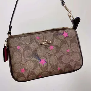 Coach C7294 Nolita 19 In Signature Canvas With Disco Star Print In Khaki Multi thumbnail 6