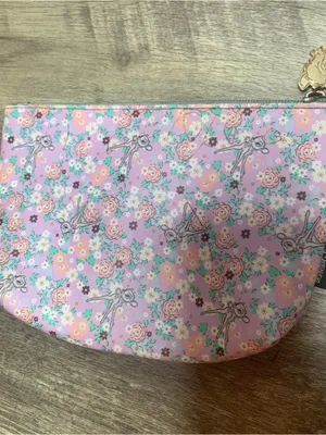 Disney Pink Floral Bambi Cosmetic Bag Mad Beauty thumbnail 4