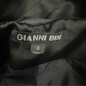 Gianni Bini NWT Black Satin Ruched Strapless Cocktail Dress Women's Size 0 Party thumbnail 9