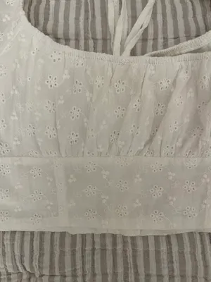 PacSun LA Hearts Cropped Eyelet Top thumbnail 6