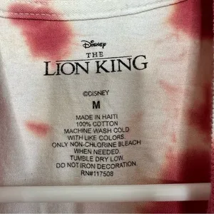 Disney the‎ Lion King Tie Dye Graphic T Shirt Medium Unisex thumbnail 5