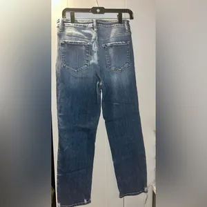 NWOT Vervet Distressed High Rise Slim Straight thumbnail 7