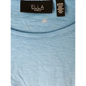 Ella Rafaella women’s short sleeve top in Blue Size Small thumbnail 5