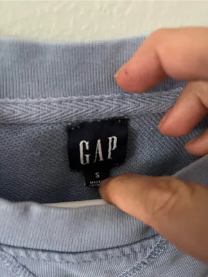 GAP Light Blue Crewneck Pullover thumbnail 2