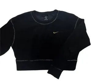 Nike gold and black embroidered crop sweatshirt crewneck thumbnail 2