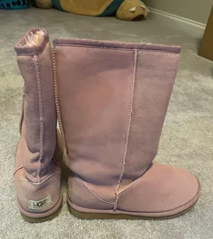 UGG Classic Tall Pink Boots thumbnail 1