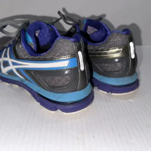 ASICS EXCEL33 2 Shoes Womens 9.5‎ Gray Blue Mesh Running Athletic Sneakers T365N thumbnail 4