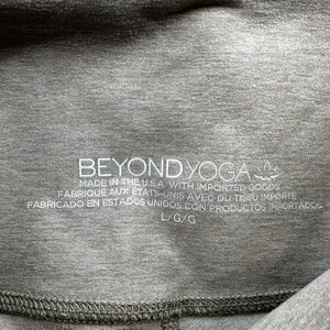 Beyond Yoga Spacedye Practice High Waisted Bootcut Pant Birch Heather L thumbnail 3