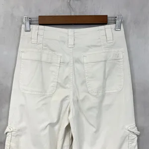 American Eagle Cargo Pants Women 000 Short Baggy Wide‎ Leg Minimal Indie Skater thumbnail 5