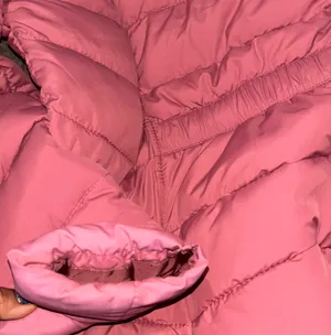 Abercrombie & Fitch Pink Puffer Jacket thumbnail 4