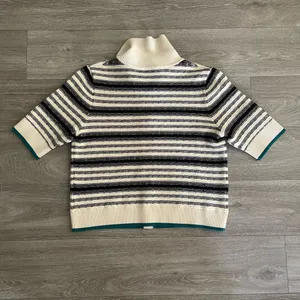 Maeve Anthropologie The Kinsley Collared Crop Cardigan Sweater - large thumbnail 3