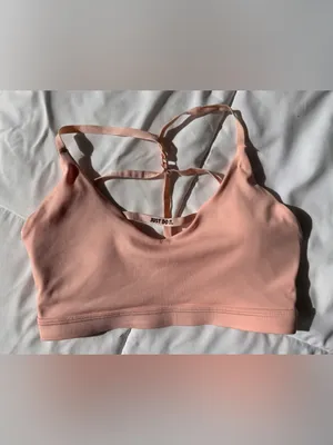 Women’s Pink Nike Indy Just Do it sports bra size M thumbnail 4