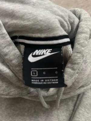 Nike Sweatshirt Hoodie Grey Women’s thumbnail 2