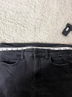 American Eagle Outfitters Black Distressed High-Rise Jegging Jeans thumbnail 3