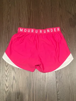 Hot Pink Under Armour Shorts Athletic thumbnail 2
