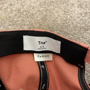 Aritzia TNA Coral Pink Baseball cap embroidered thumbnail 5