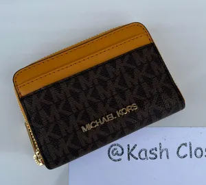 MK JST MD Zip Around Card Case - Marigold thumbnail 1