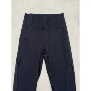 Lululemon Women's Tight Stuff Tight Black High Rise Running Leggings Size 8 thumbnail 2