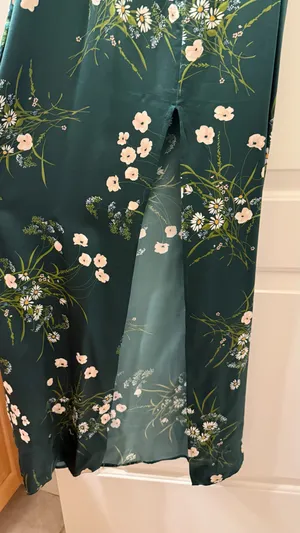 Reformation Floral Frankie Silk Maxi Dress thumbnail 7