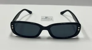 Slim 90s black sunglasses / retro 90s sunglasses thumbnail 1
