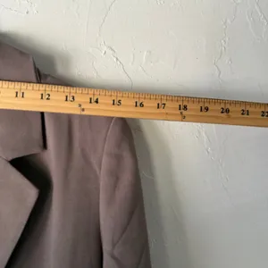 Spanx The Perfect Blazer Women’s M Brown Stretch‎ Jacket Career NWT thumbnail 8