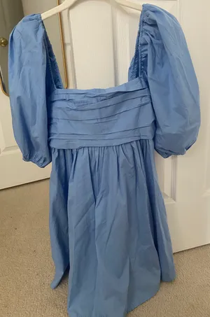 abercrombie emerson poplin sleeve mini dress thumbnail 1
