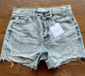 Pistola High Waisted Distressed Shorts thumbnail 1
