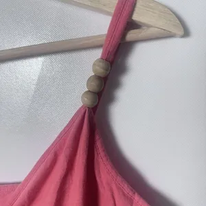 Prana Top Womens Small Coral Beaded Organic Sustainable Quality Lightweight thumbnail 5