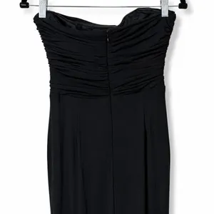 NEW Lulus Epitome of Allure Black Sheer Mesh Strapless Ruched Maxi Dress Medium thumbnail 8