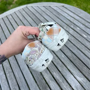 Vans‎ MEADOW PATCHWORK ERA SHOES Size woman’s 5.0 floral checkers spring summer thumbnail 3