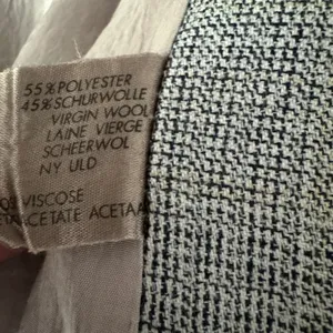 VTG 60s 70s Gray Tweed Long Virgin Wool Blend Trevira Mod Overcoat Germany Sz 42 thumbnail 9