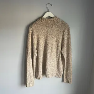 Croft & Barrow Y2K Cream Beige Chenille Sweater Knit‎ Zip Up Cozy Heritage XL thumbnail 3