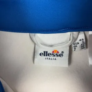 Ellesse Track Jacket Womens 12 Blue White Colorblock Full Zip Pockets Athletic thumbnail 6