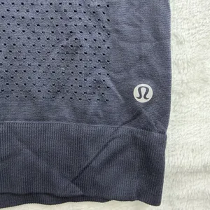 Lululemon Sz 12 Breeze By Muscle Tank Top II Midnight Navy Blue Relaxed Seamless thumbnail 4