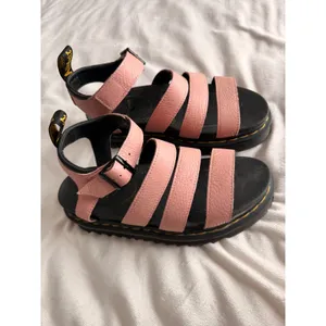 Dr. Martens Blaire Pink Leather Gladiator Platform Sandals Womens 8 thumbnail 3