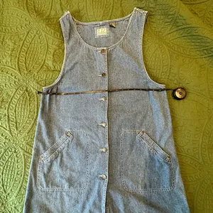 Liz Claiborne Blue Denim Mini Dress with Front Buttons thumbnail 5