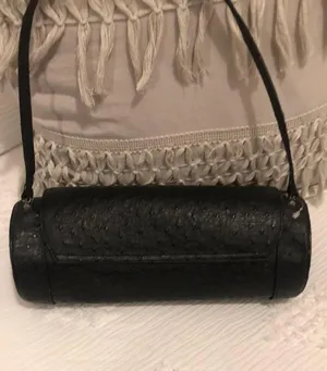 Vintage Black Baguette Bag thumbnail 2